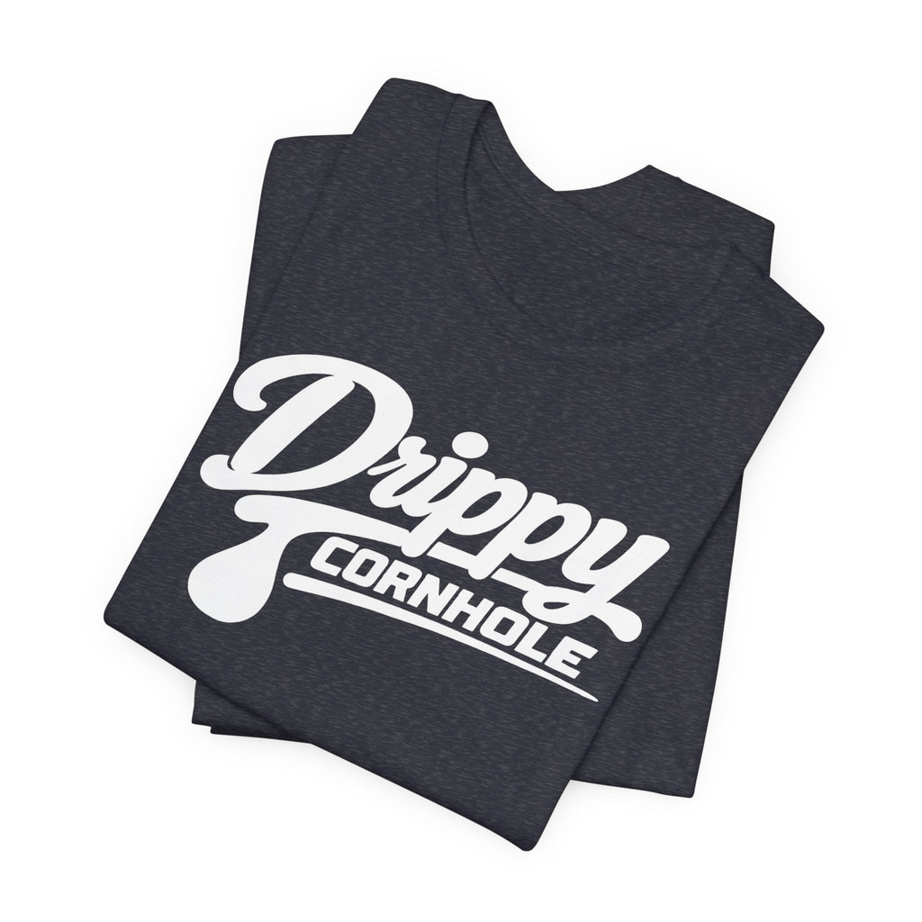 Drippy White Logo Tee