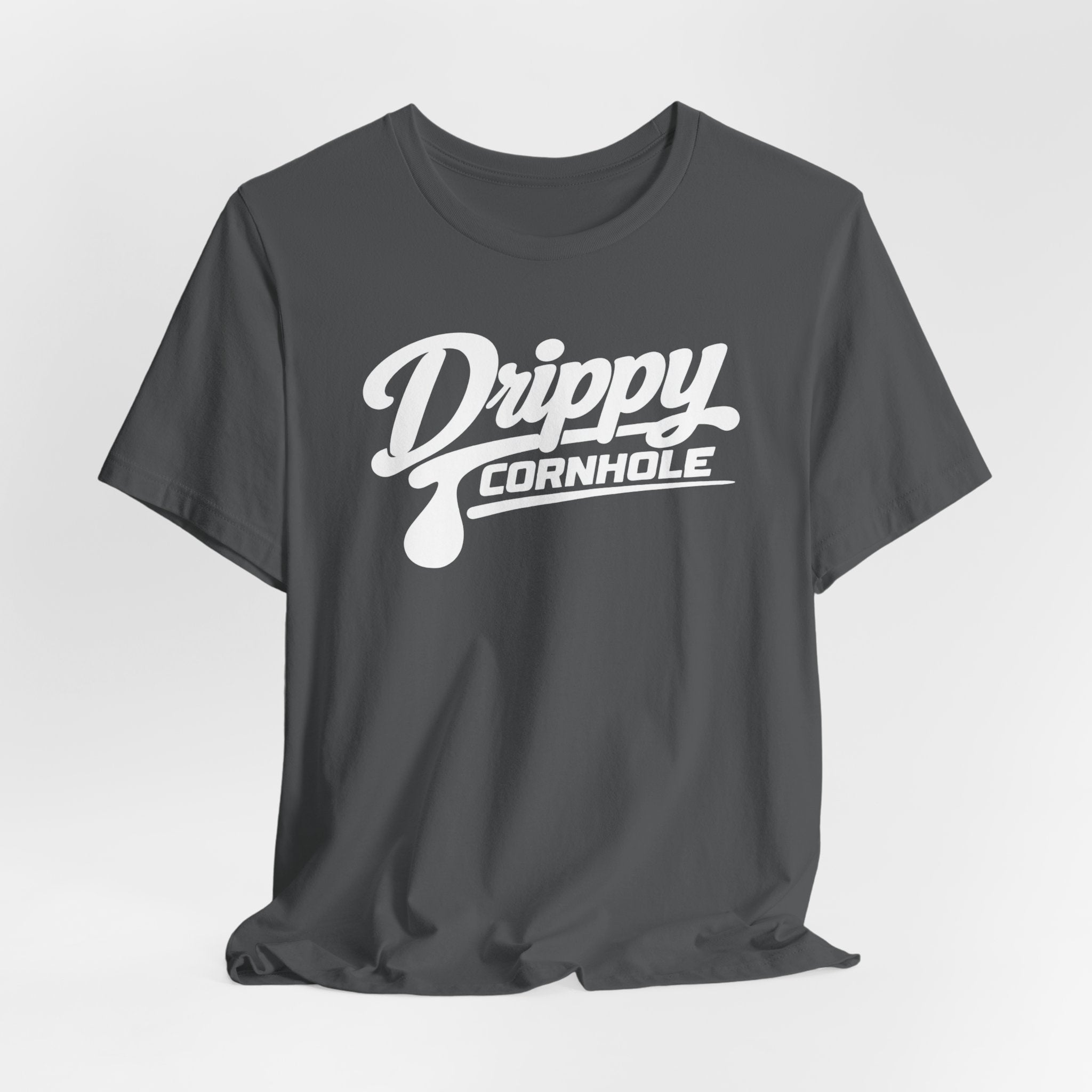 Drippy White Logo Tee