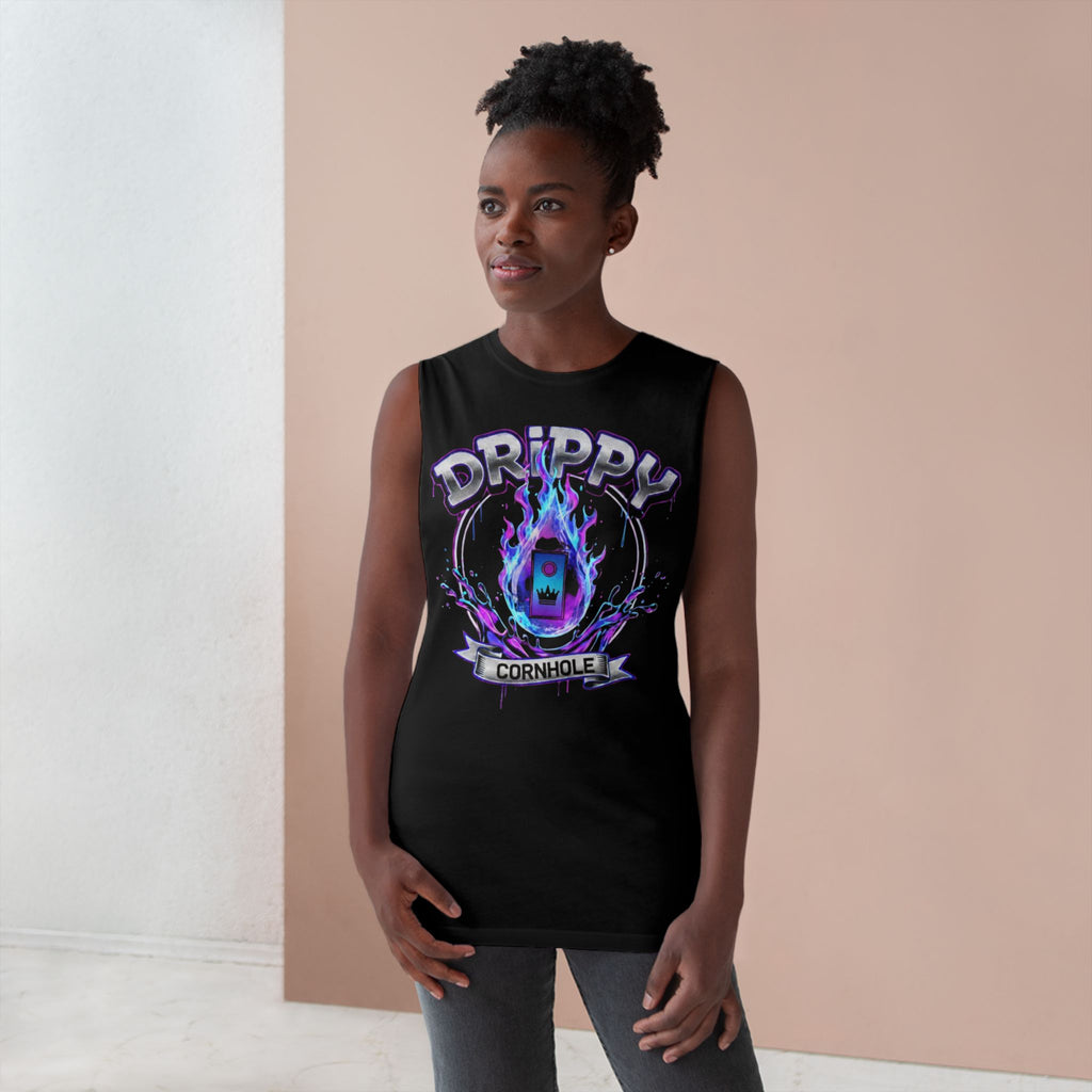 "Kinetic Energy" Sleeveless Tee (Kingsbury Collection)