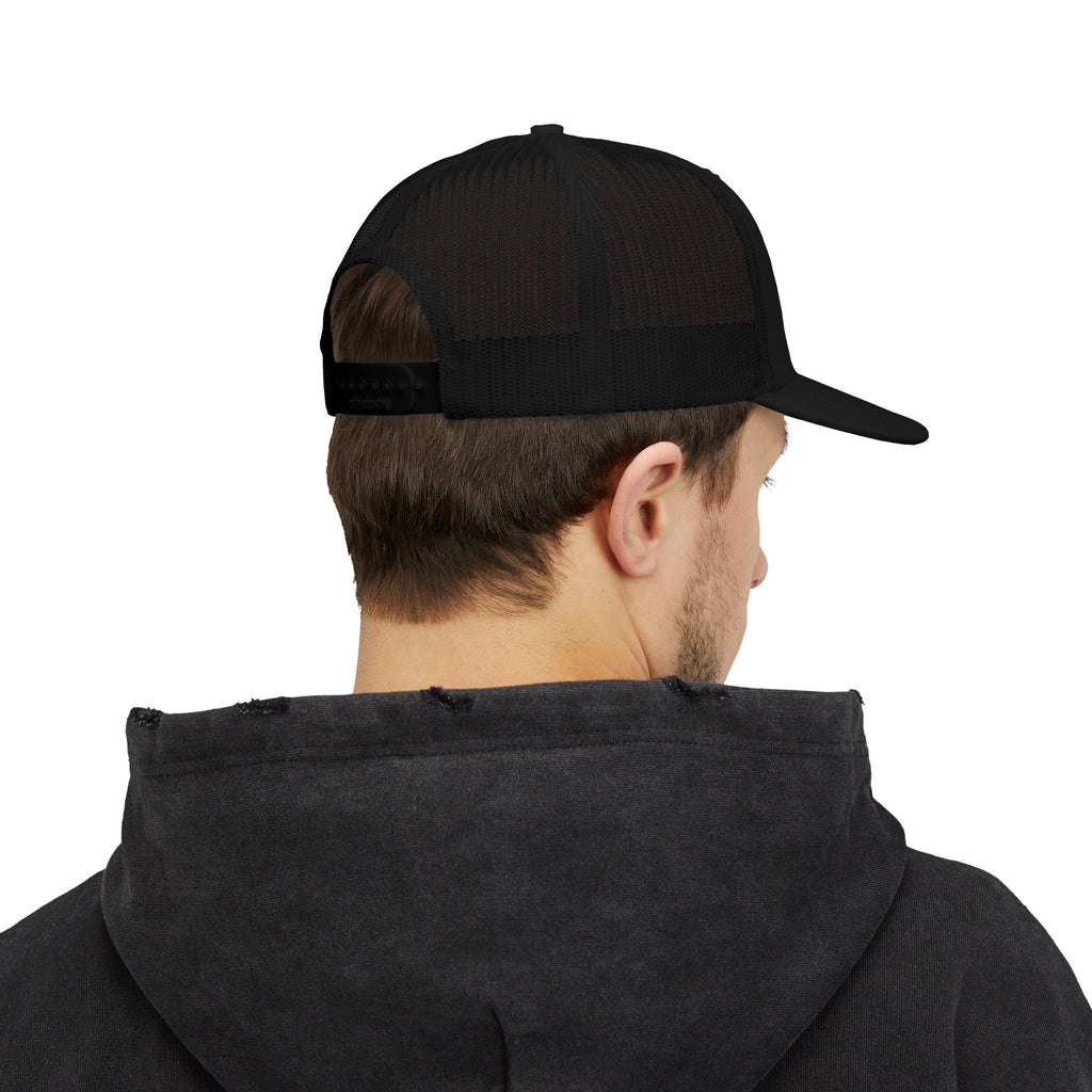 Driven Snapback Cap - White Embroidery