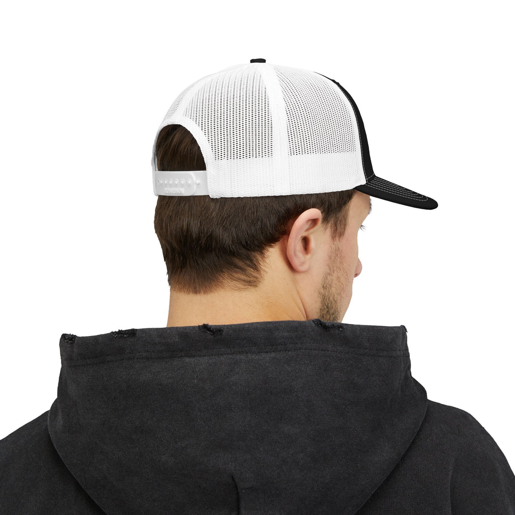 Driven Snapback Cap - White Embroidery