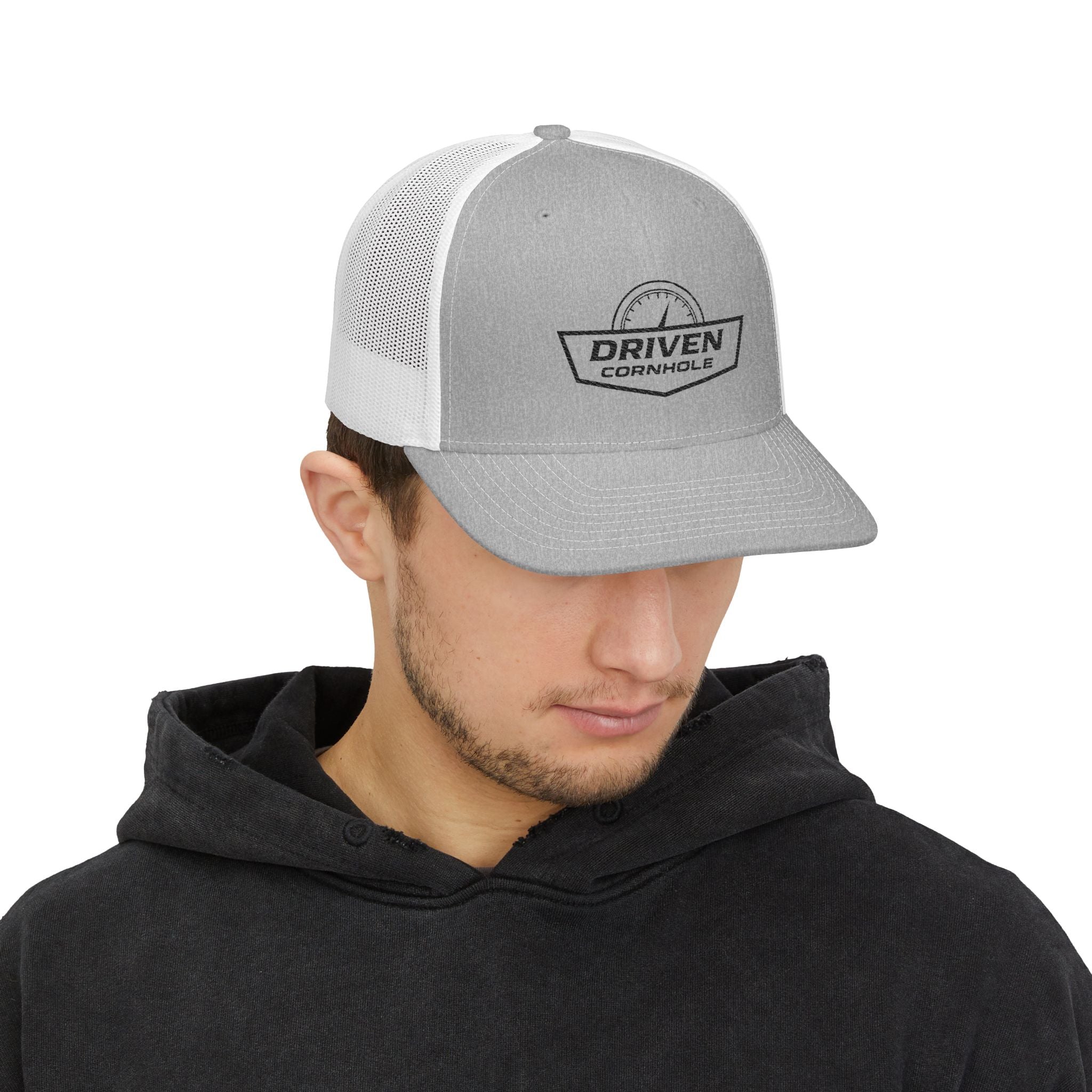 Driven Snapback Cap - Black Embroidery