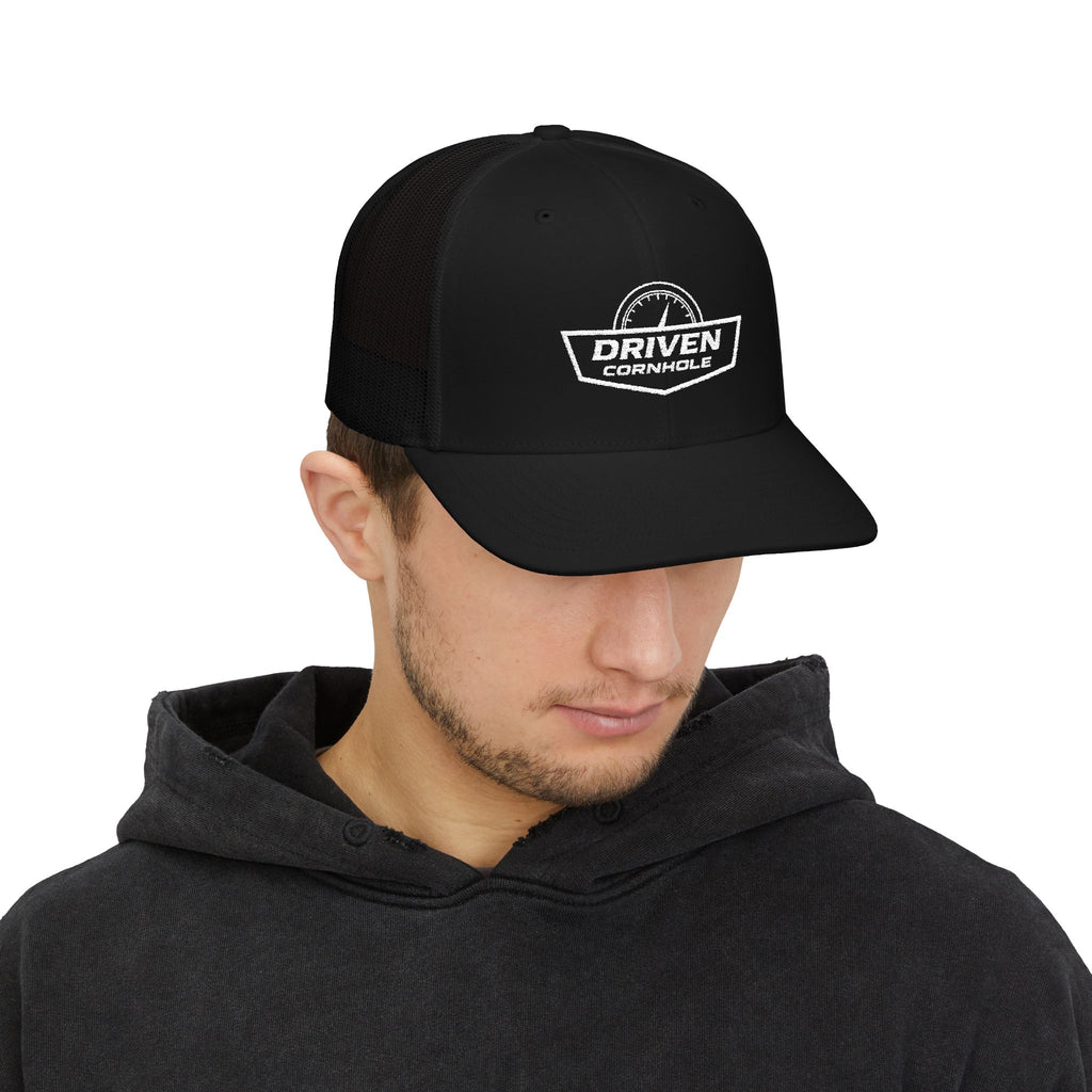Driven Snapback Cap - White Embroidery