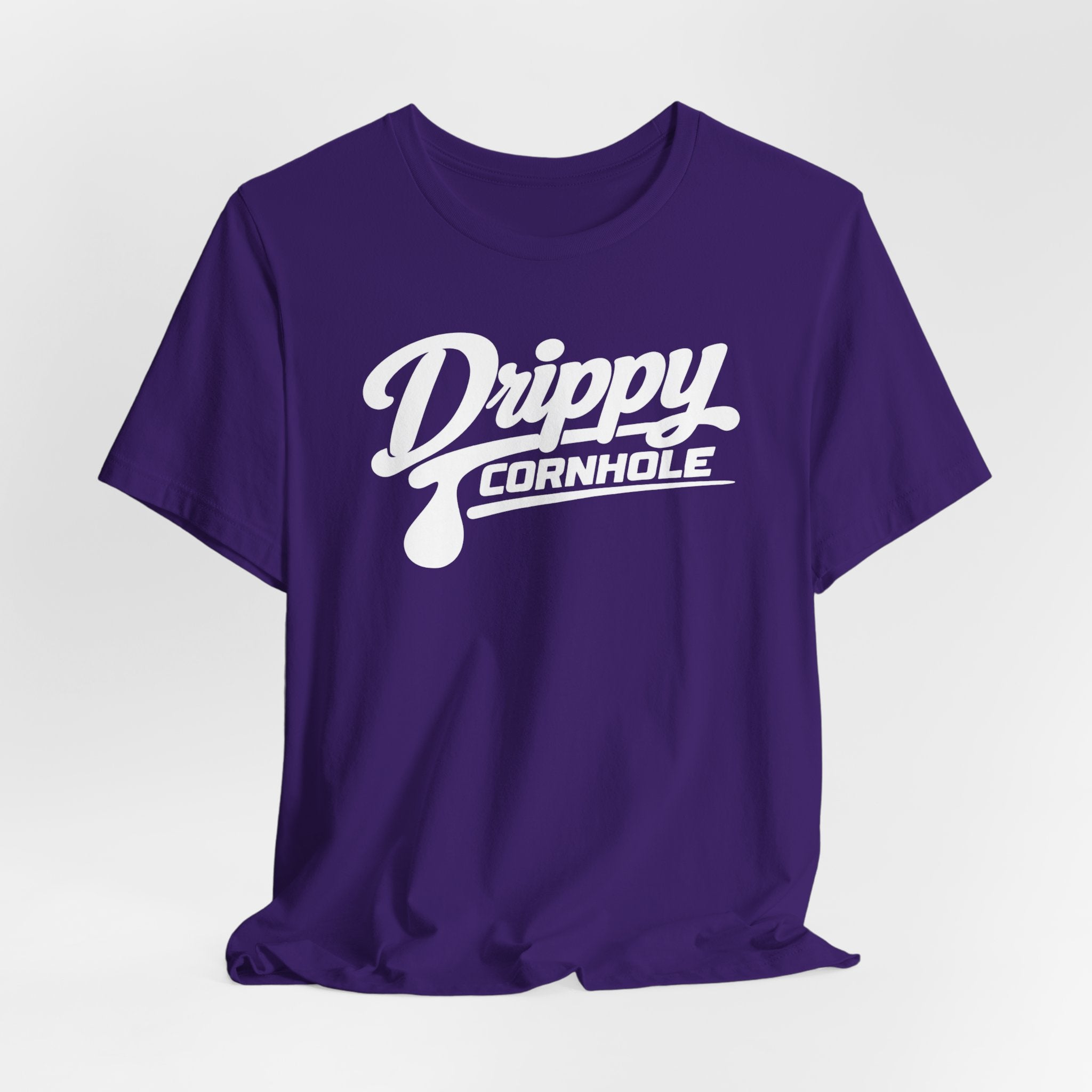 Drippy White Logo Tee