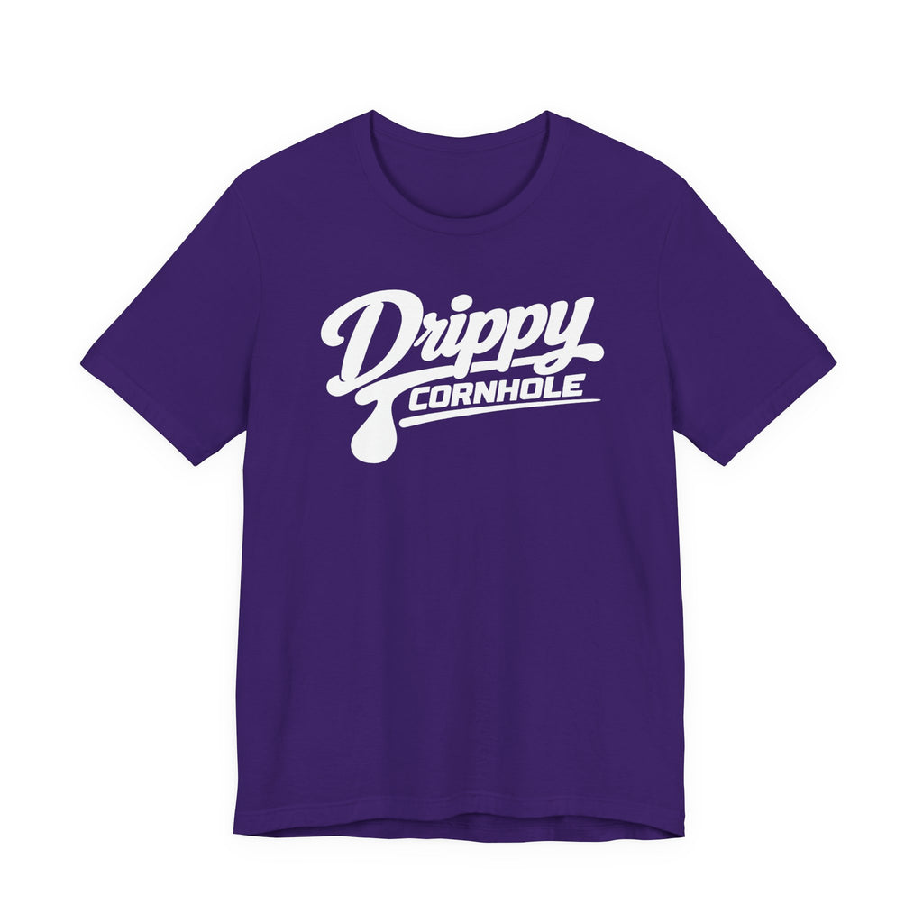 Drippy White Logo Tee