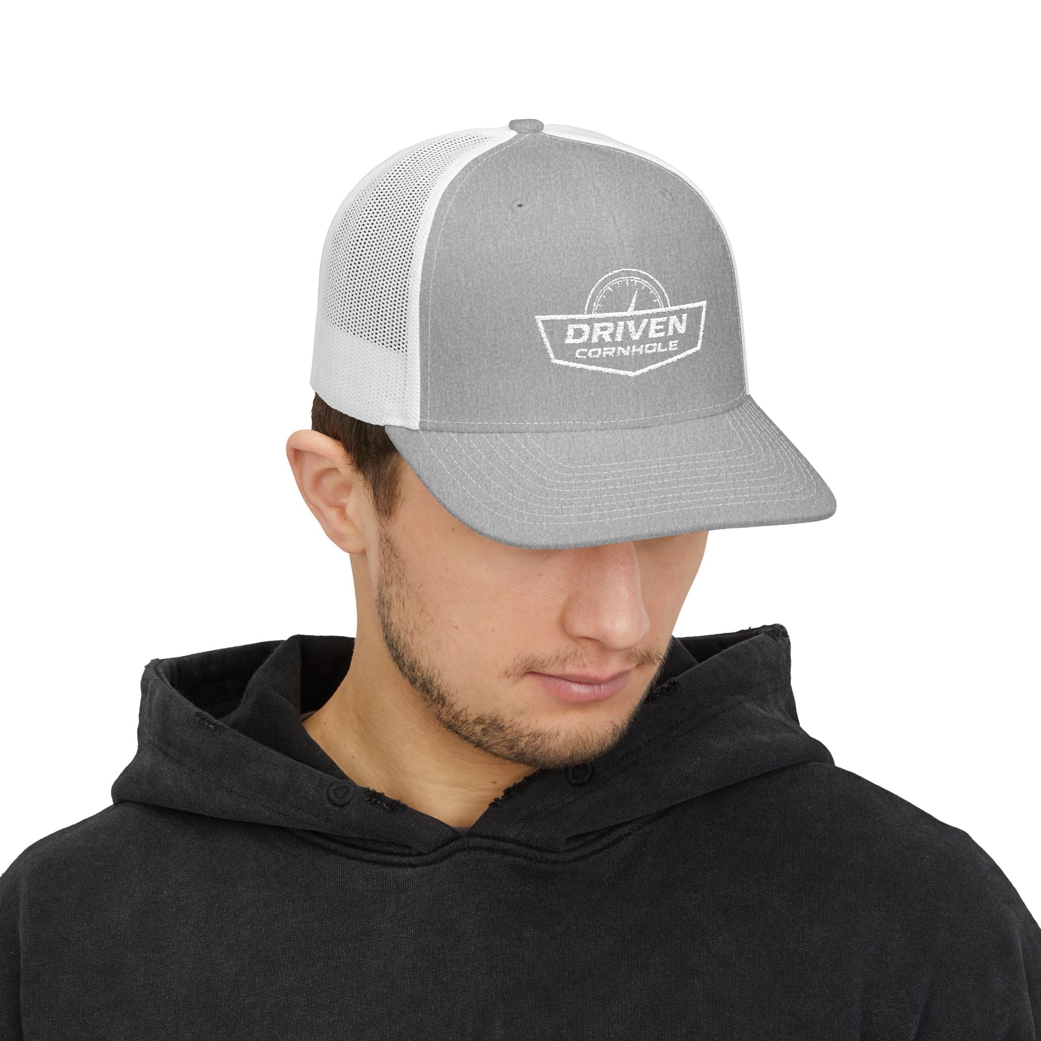 Driven Snapback Cap - White Embroidery