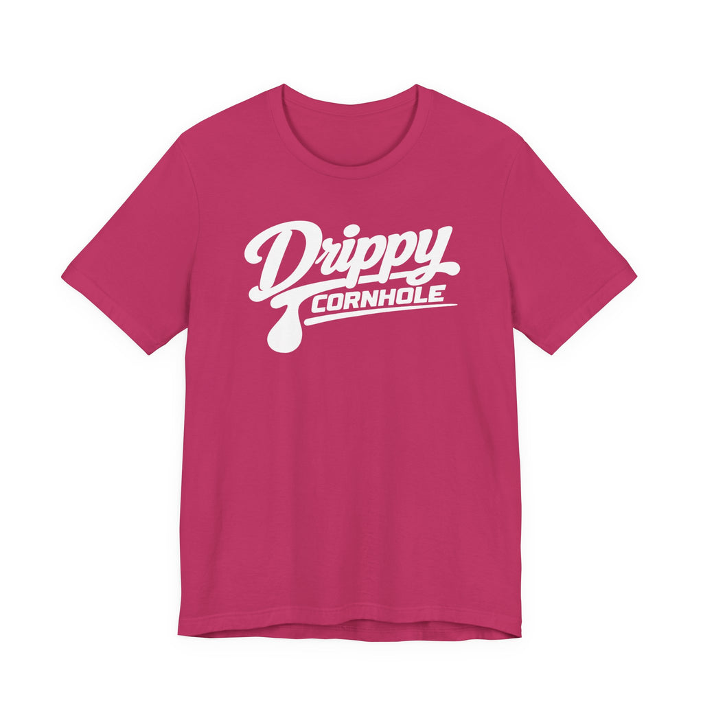 Drippy White Logo Tee