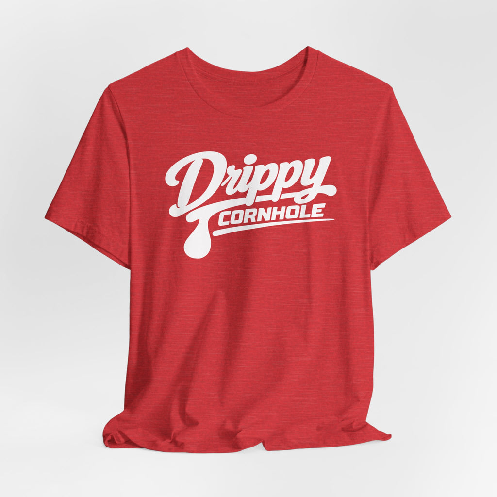 Drippy White Logo Tee