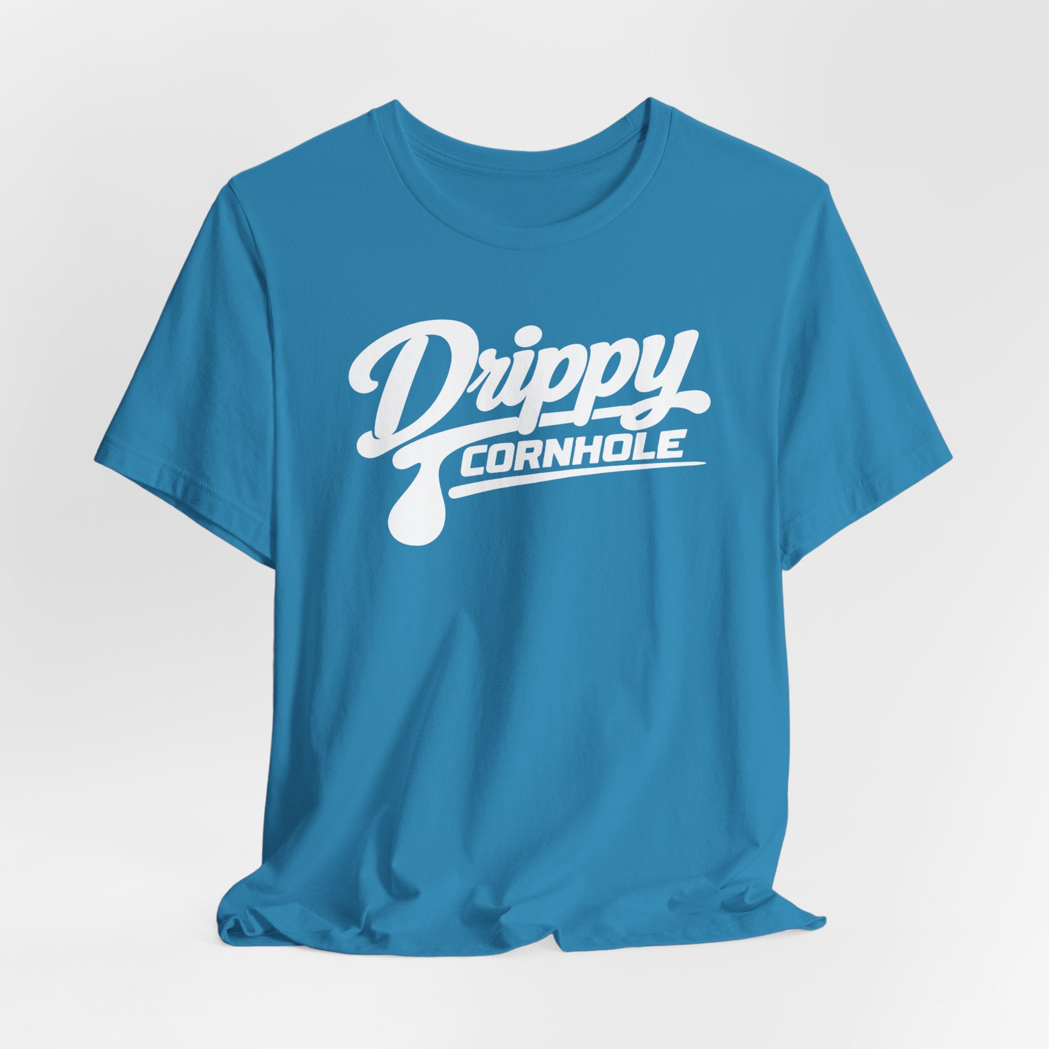 Drippy White Logo Tee