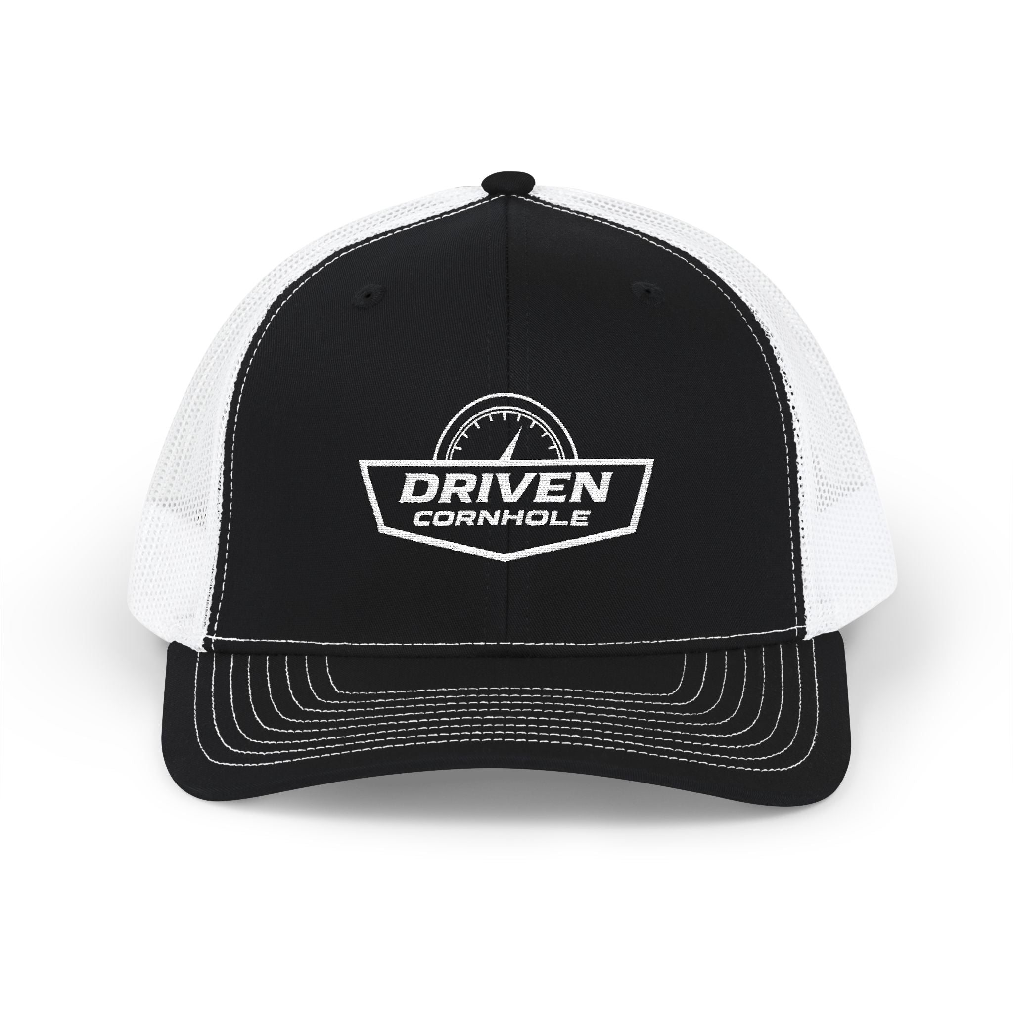 Driven Snapback Cap - White Embroidery