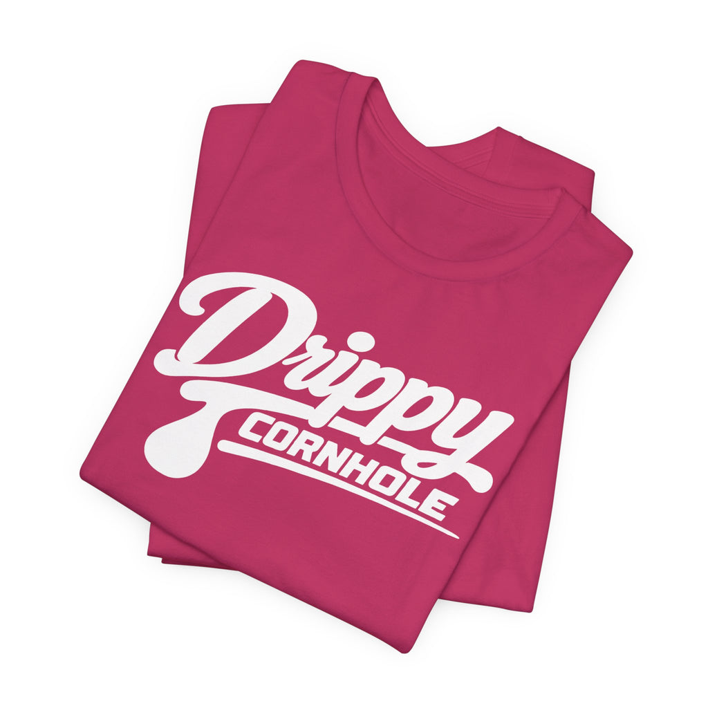 Drippy White Logo Tee