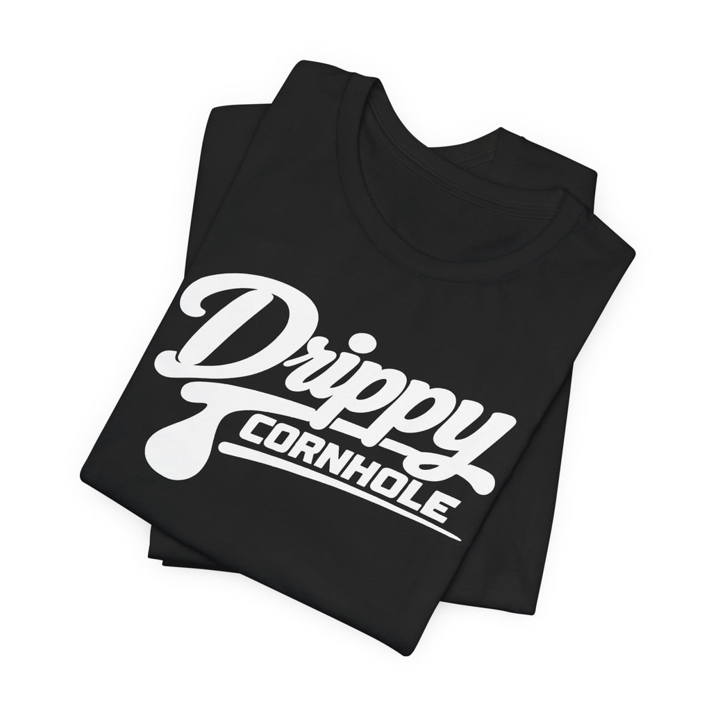 Drippy White Logo Tee