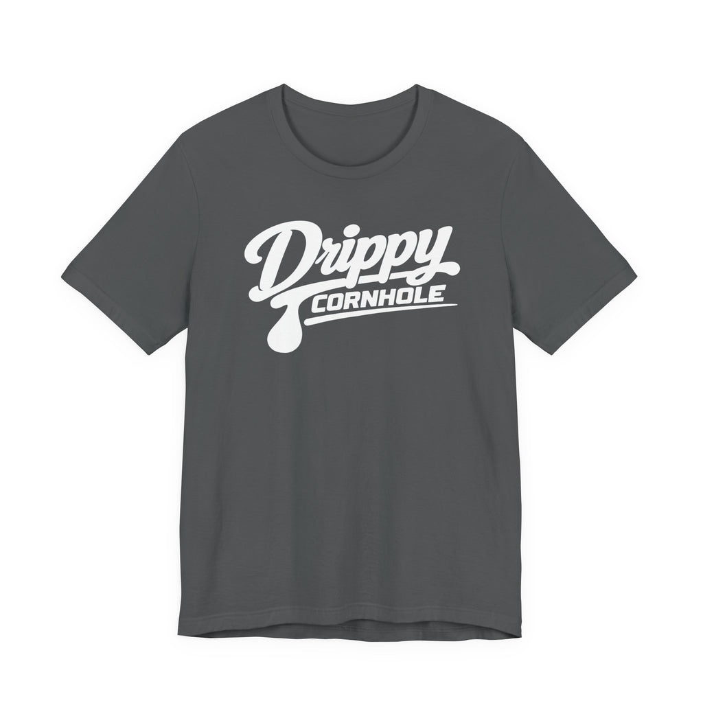 Drippy White Logo Tee