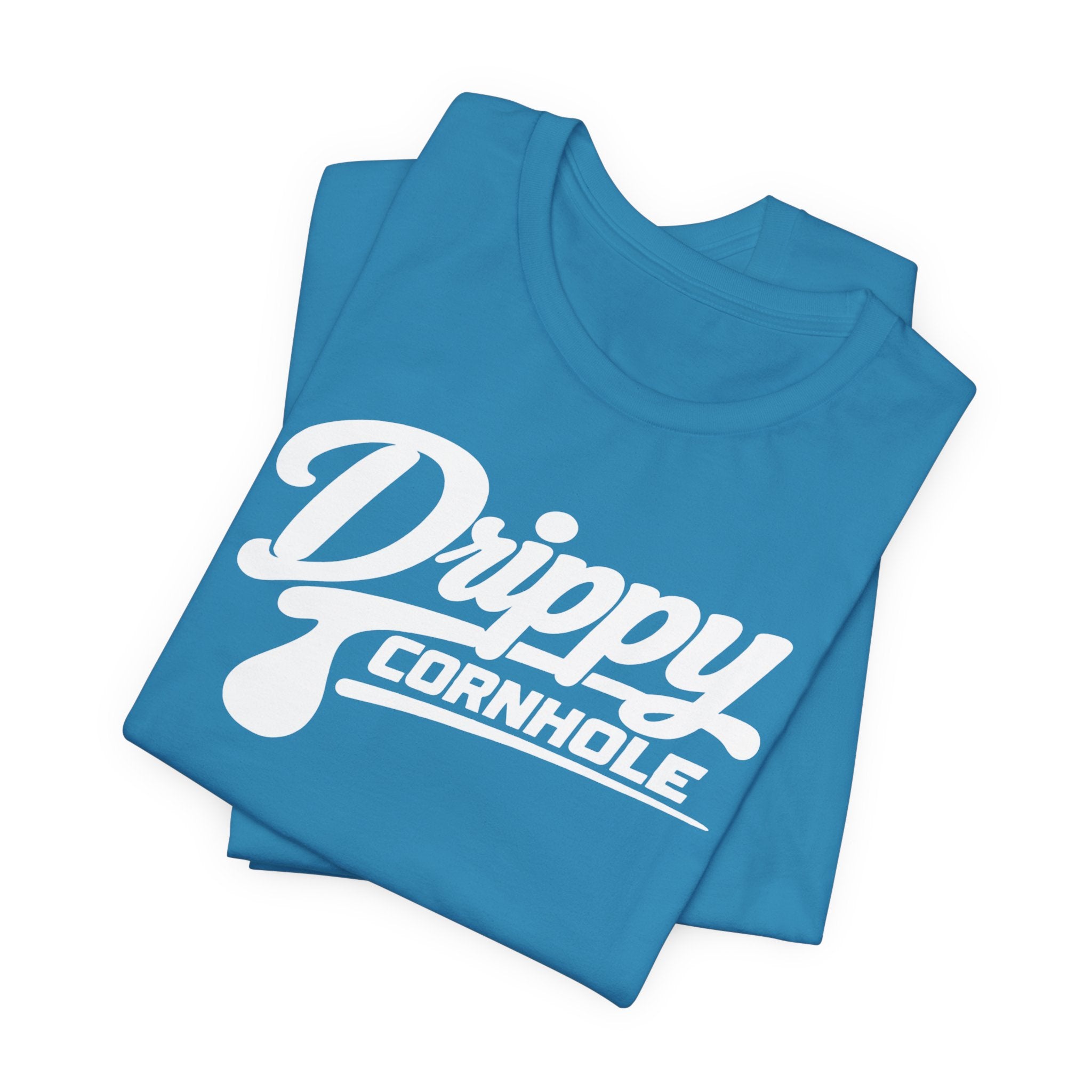 Drippy White Logo Tee