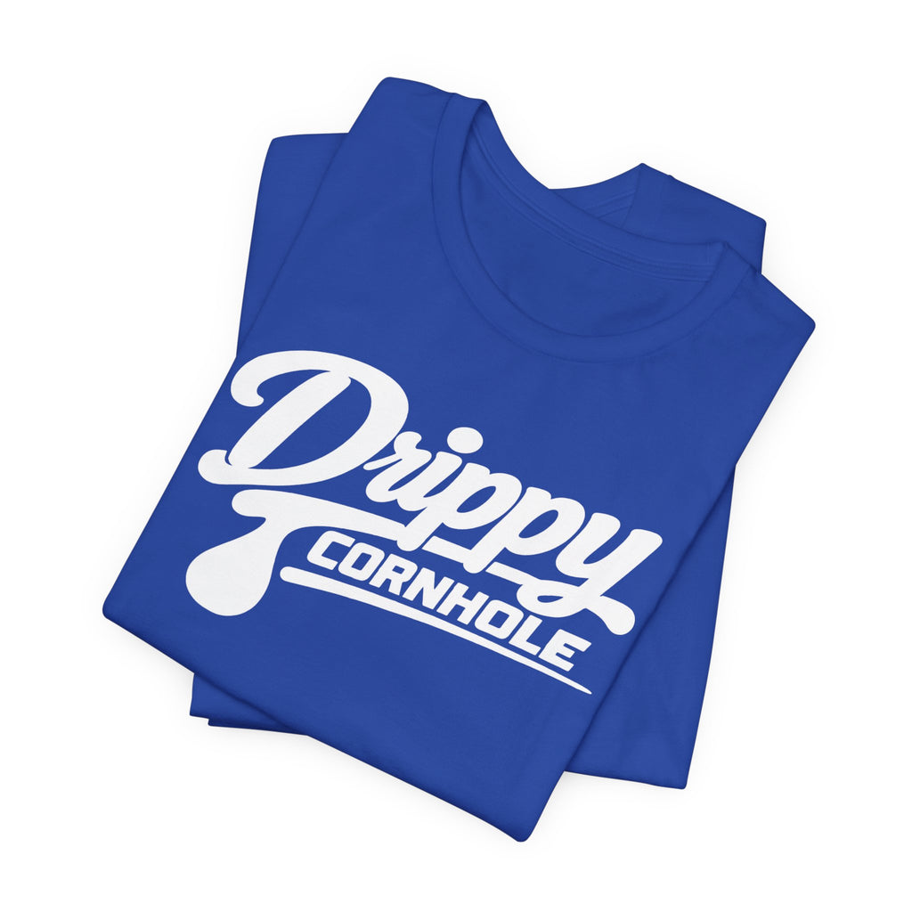 Drippy White Logo Tee
