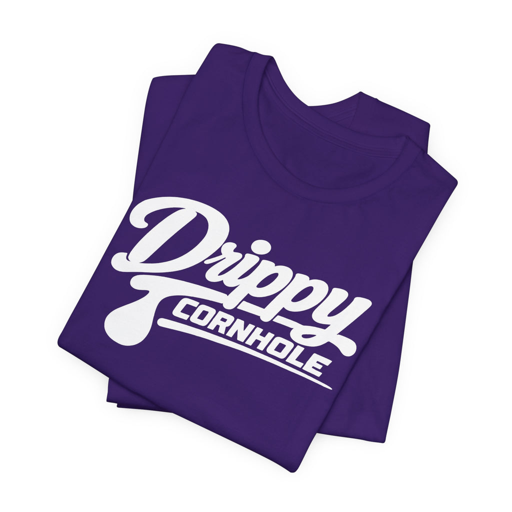 Drippy White Logo Tee