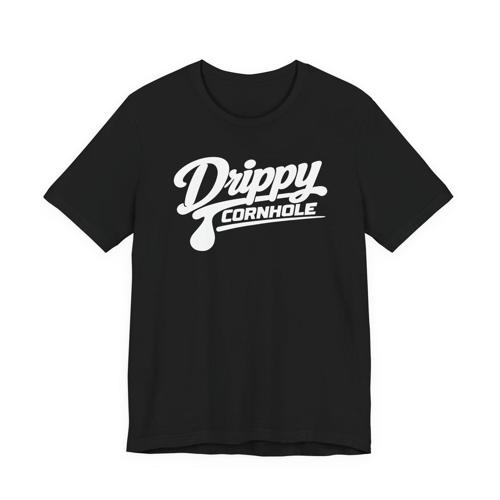 Drippy White Logo Tee