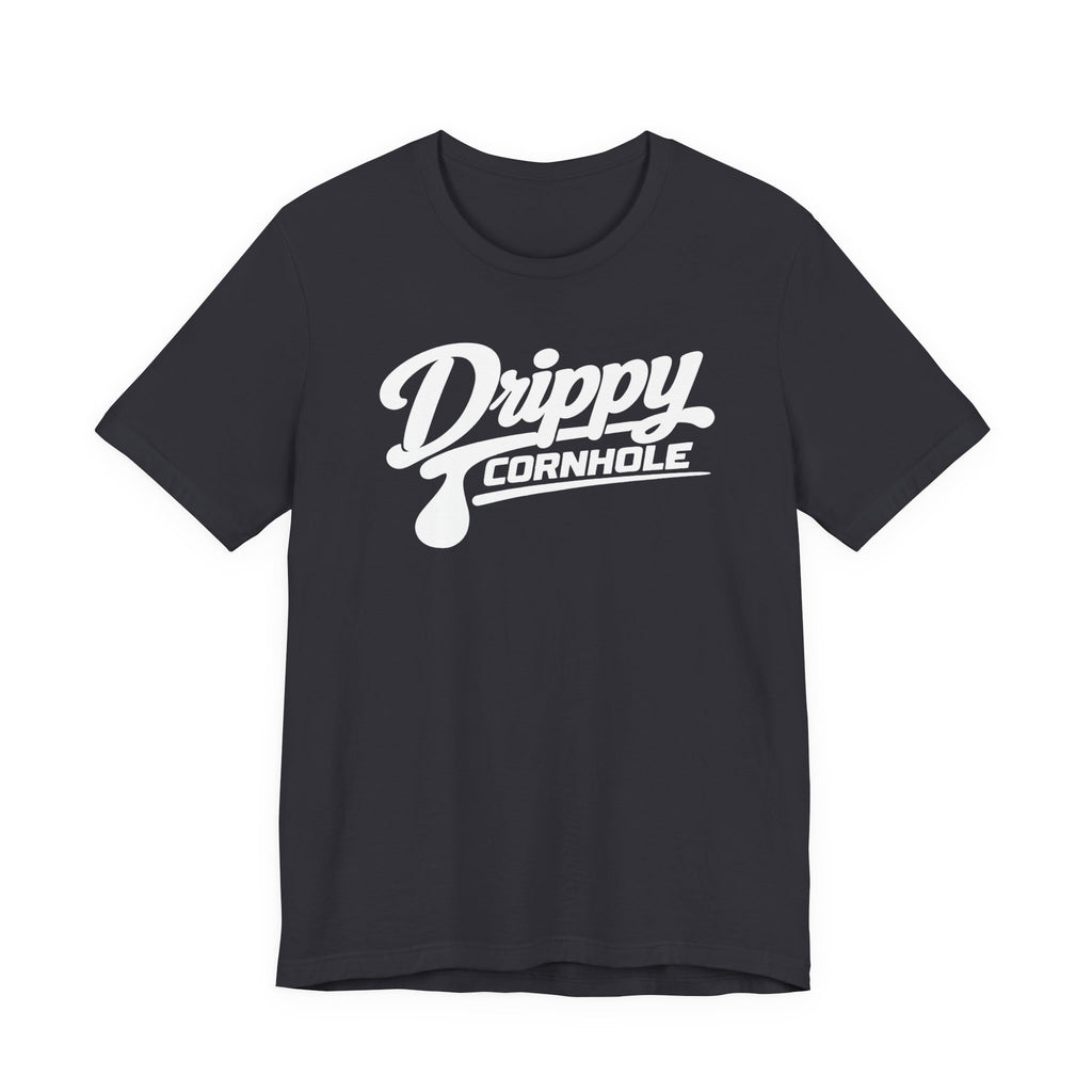 Drippy White Logo Tee
