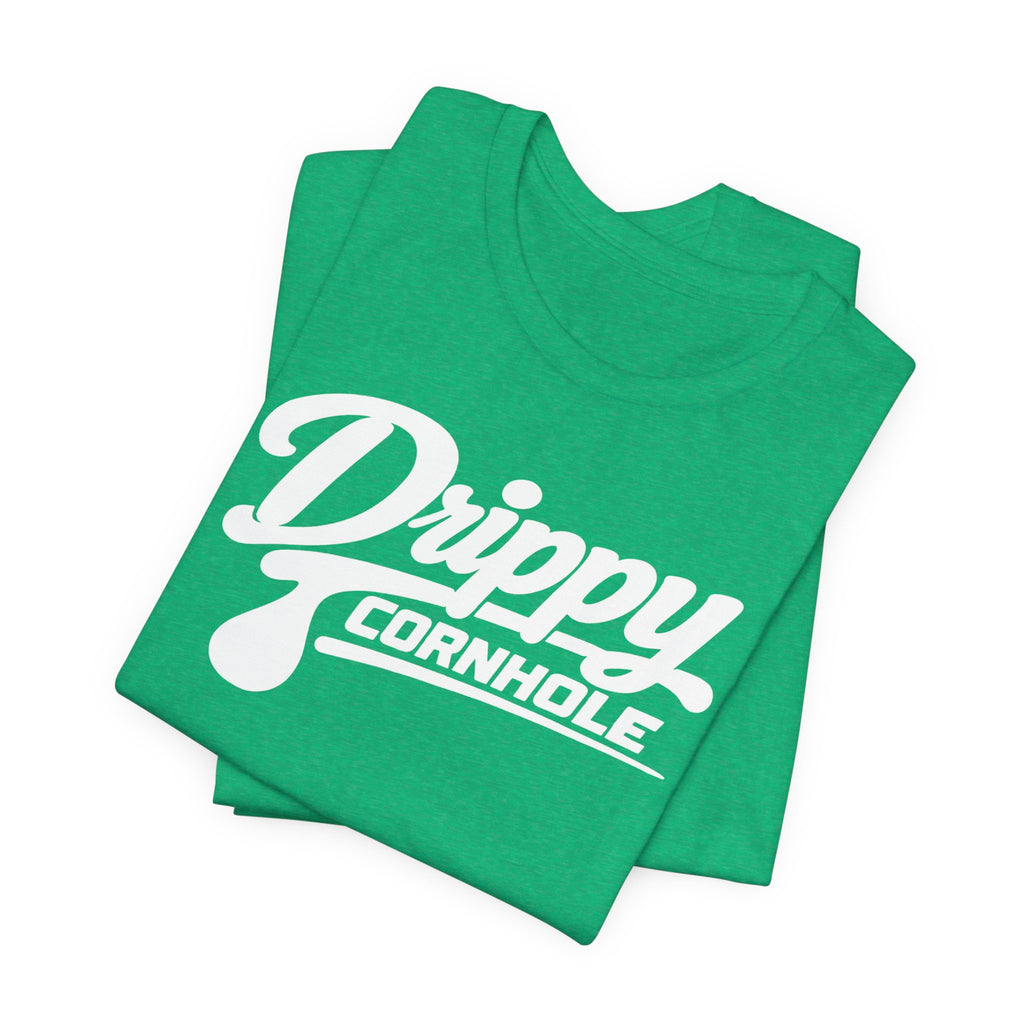 Drippy White Logo Tee