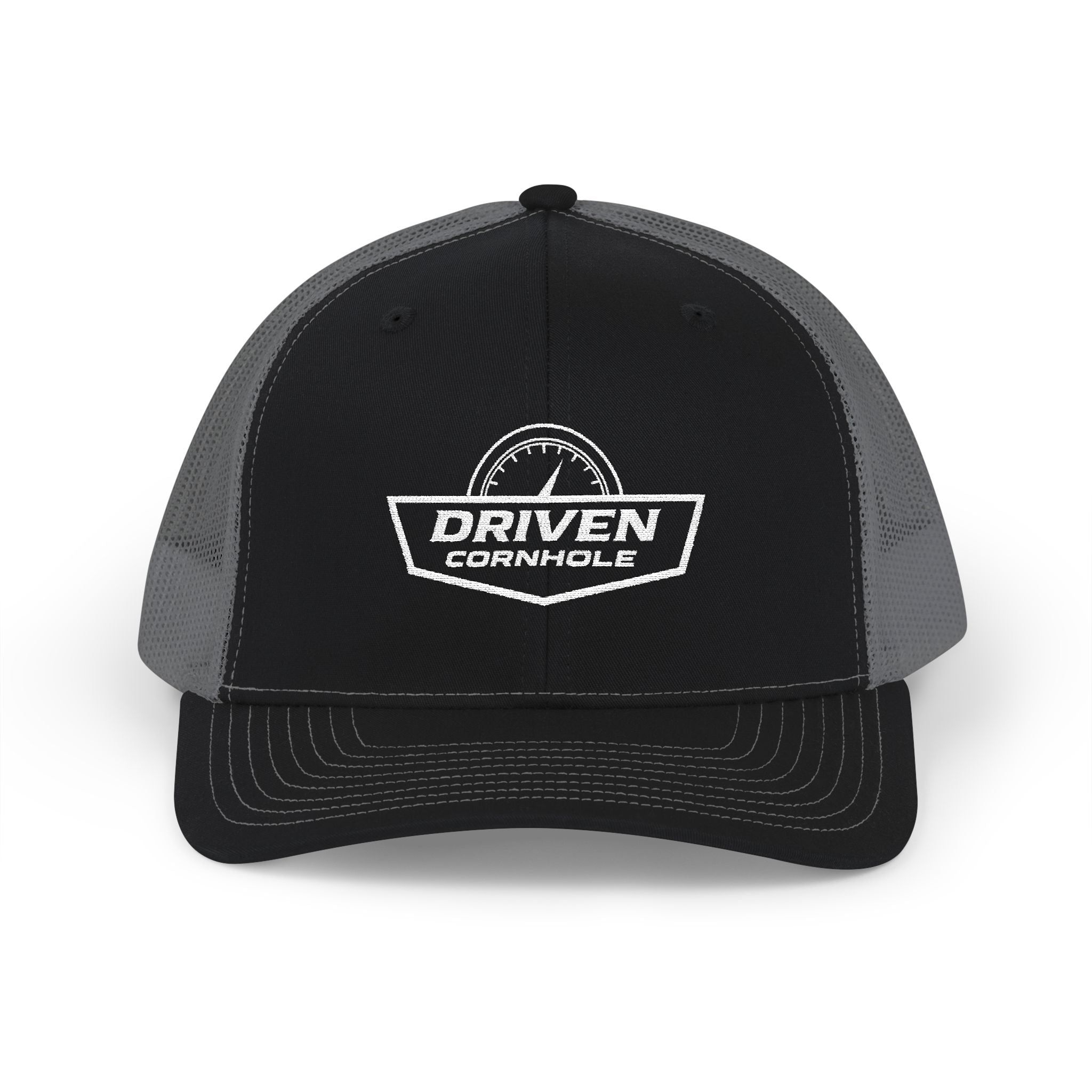 Driven Snapback Cap - White Embroidery